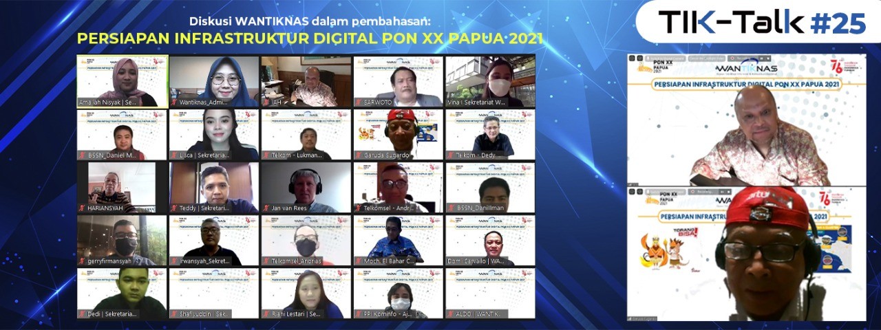 Persiapan Infrastruktur Digital PON XX Papua 2021
